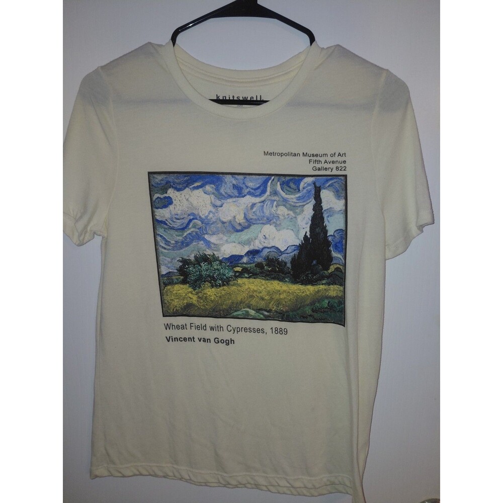 Van Gogh Wheat Field Graphic Tee – Knitswell – Size Small